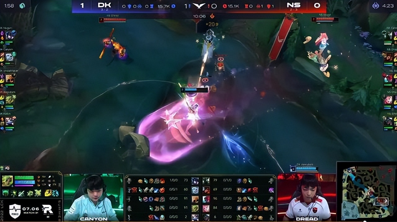 LCK夏季赛:向LPL学习!DK团结致胜横扫NSDeokdam泽丽送超神秀