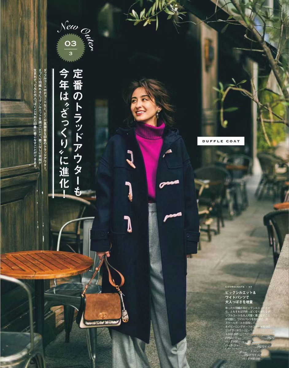 日杂穿搭冬季泰迪熊大衣,中长款职业风大衣怎么搭