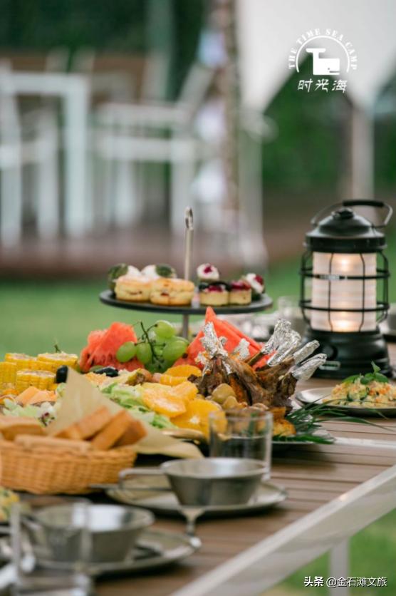 在金石滩时光海格调营地枕着星空入眠！