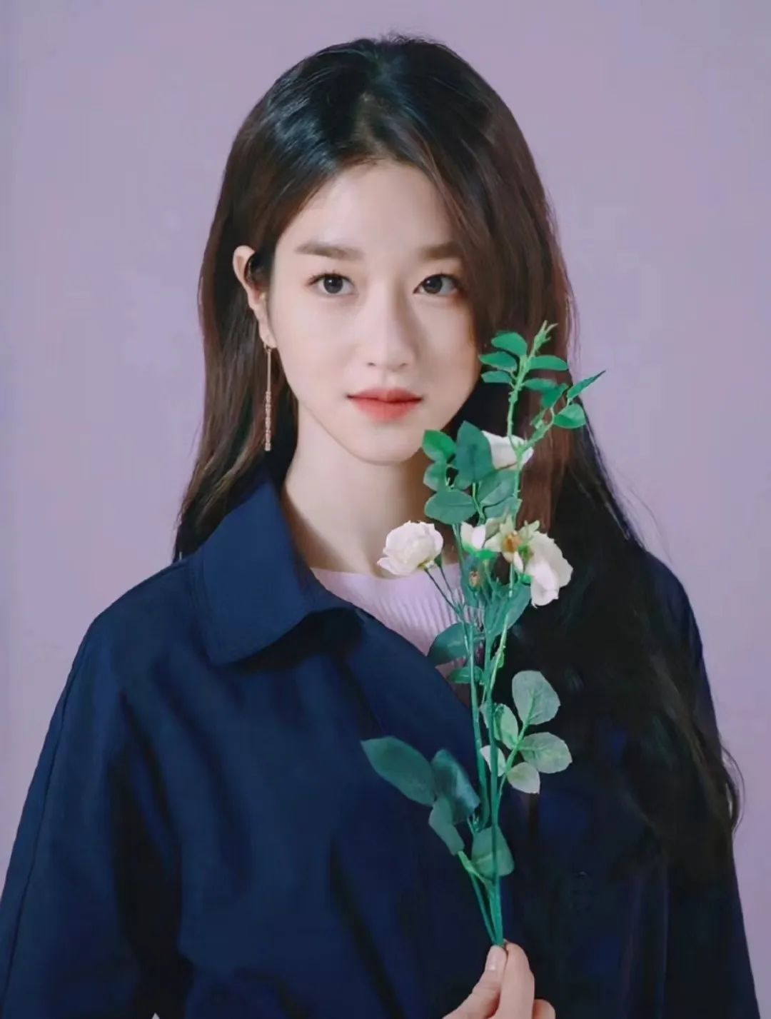 适合长脸窄的过新年发型,又可爱又不显脸大的披着头的发型