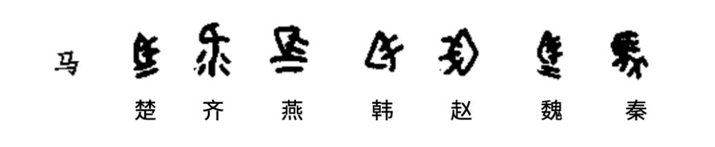 齿字的演变图片,齿字的小篆演变过程