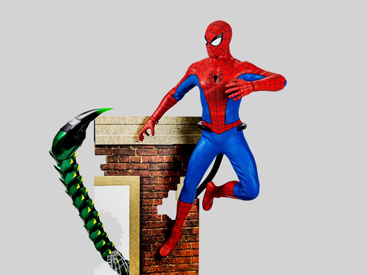 hottoys蜘蛛侠经典战衣手办测评,hottoys蜘蛛侠经典红蓝战衣