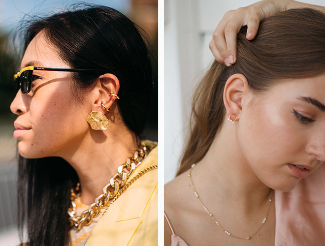 2022最好看的黄金耳环,今年新款时尚好看气质耳环