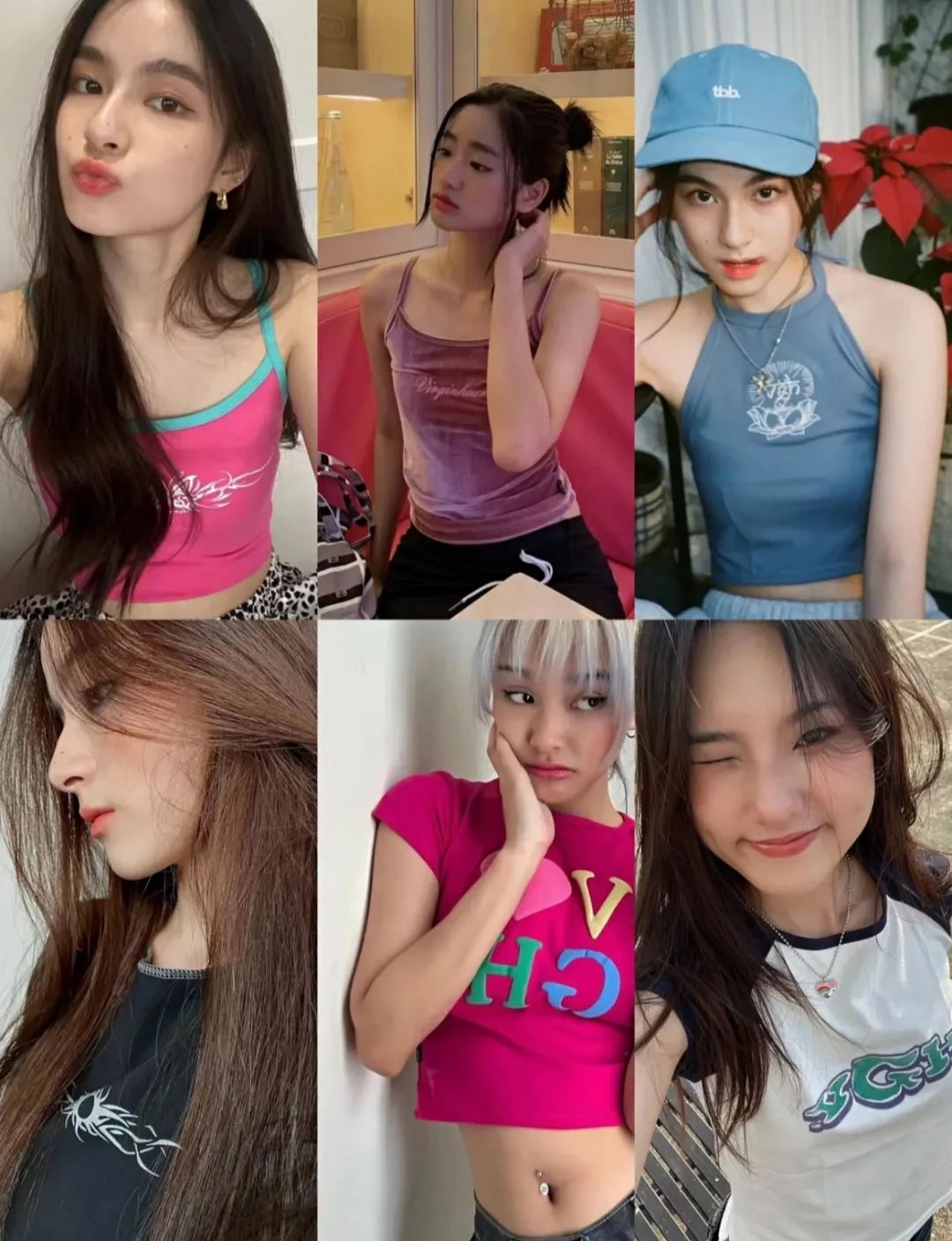 这个夏天一定要穿小吊带,夏天就是要穿上好看的小吊带