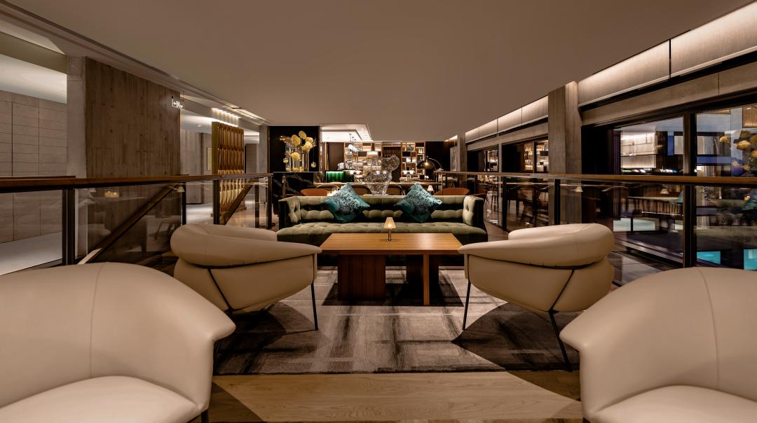 雁柏山庄的夜景,雁柏山庄远景