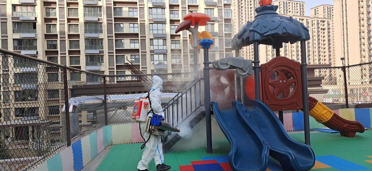 山东郓城：寒假返园陆航消杀为郓城爱迪幼儿园师生保驾护航