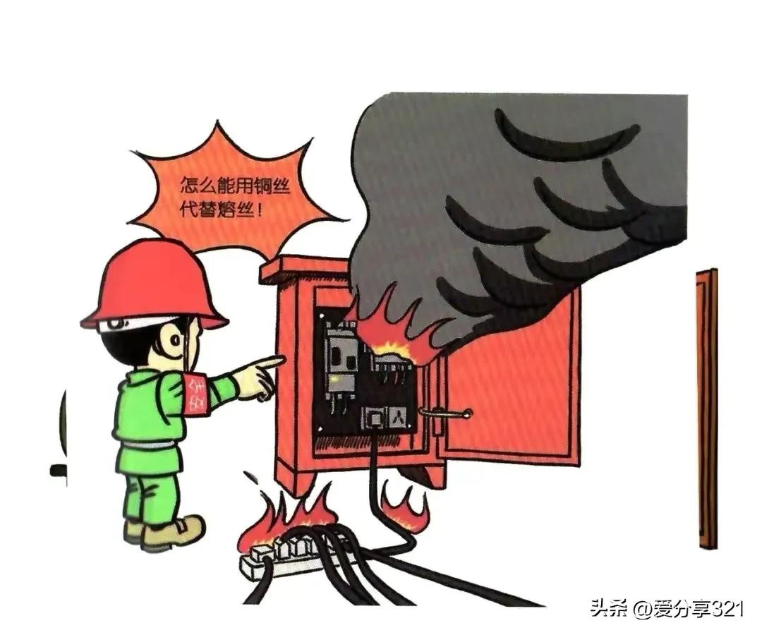 安全漫画100张图,安全漫画四格图片