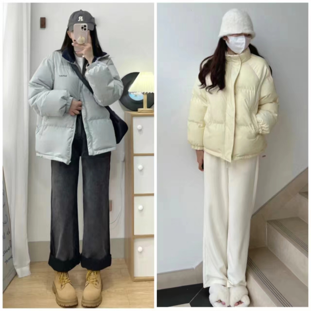 羽绒服搭配什么裤子女孩,女羽绒服和裤子配什么鞋子好看