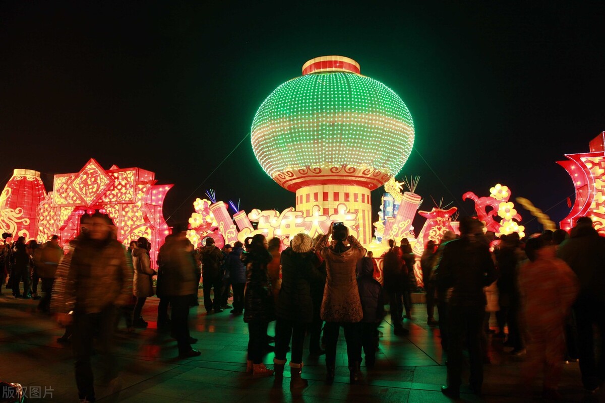 正月十五夜灯,正月十五灯会游街