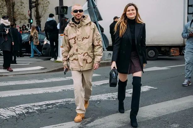 lisaceline巴黎时装周男装,2022巴黎时装周男装冬装爱马仕