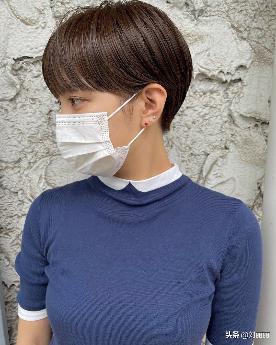 梨花头大波浪中长波波头发型图片,波波头怎么才能弄成大波浪