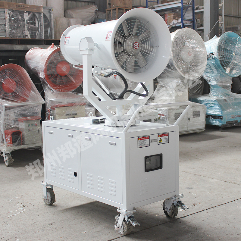 全自动降尘喷雾机原理,喷雾降温降尘的原理