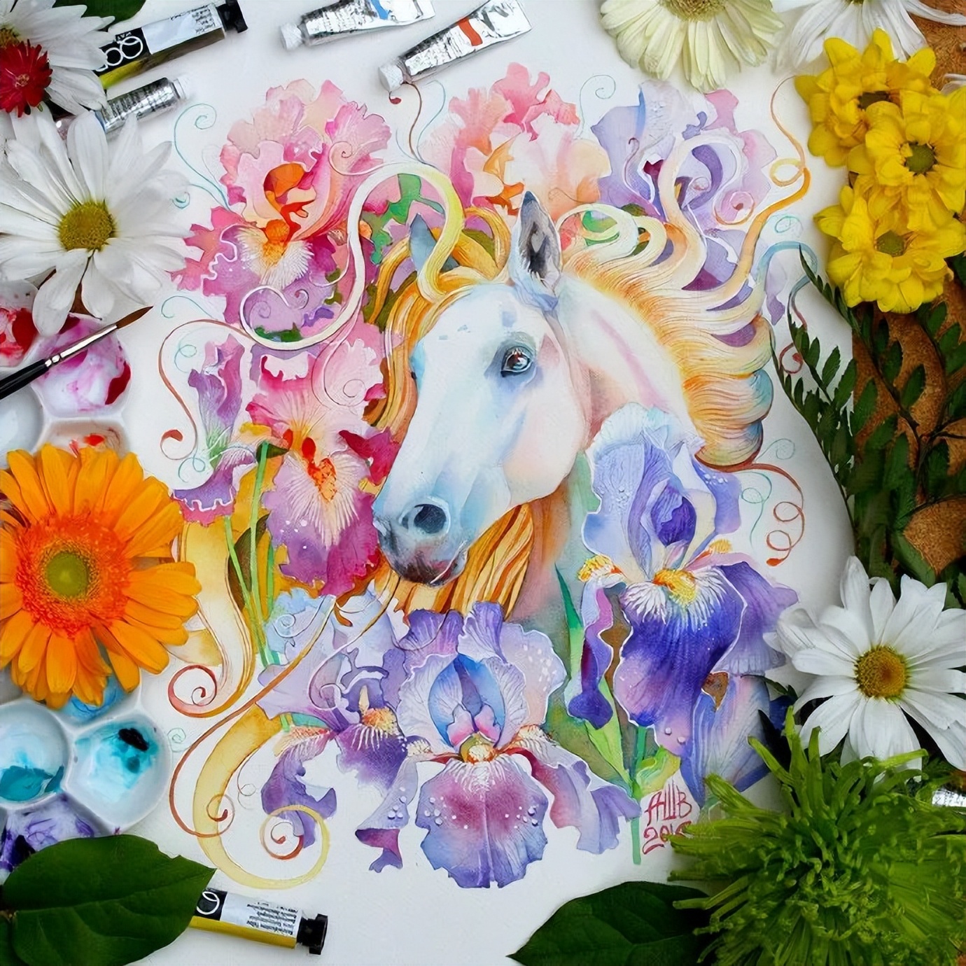 用色大胆的水彩作品,大神级水彩作品看完肯定不后悔