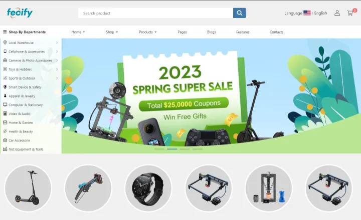 fecify综合站模板