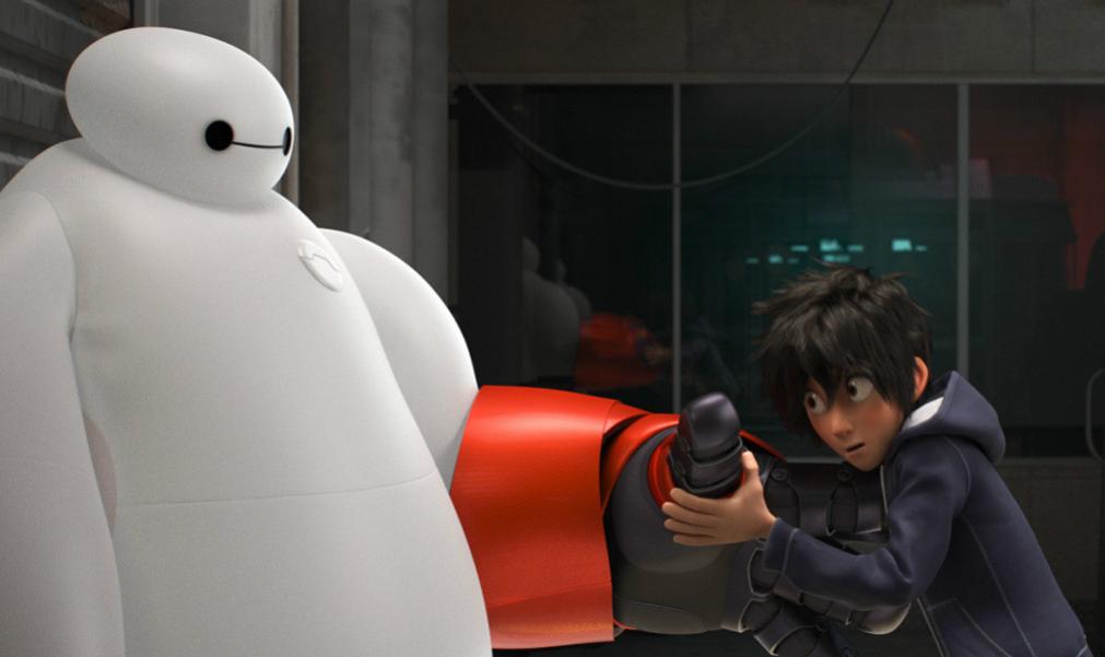 超能陆战队泰迪和教授变成了知了,超能陆战队给大白穿上机甲的过程