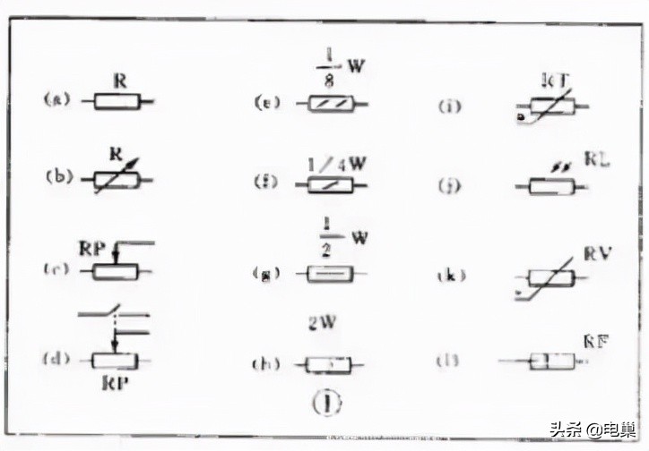 照明电路图符号大全图解,电路图符号形状图案大全