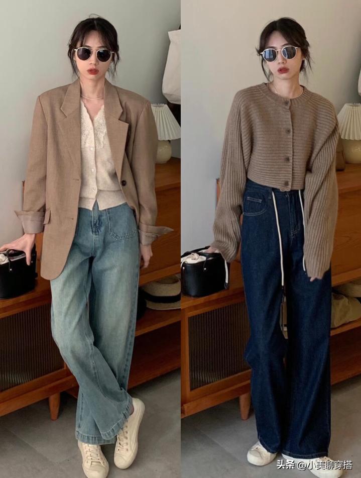 新潮减龄的穿搭清新柔美有看点,33套初秋简约搭配减龄不失女人味