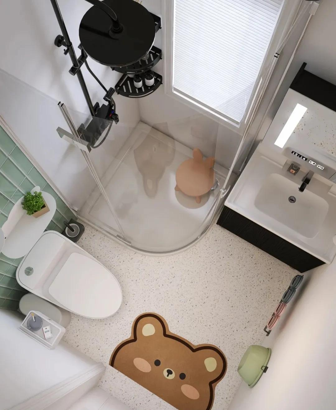 比较小的卫生间干湿分离怎么装,卫生间设计干湿分离小面积