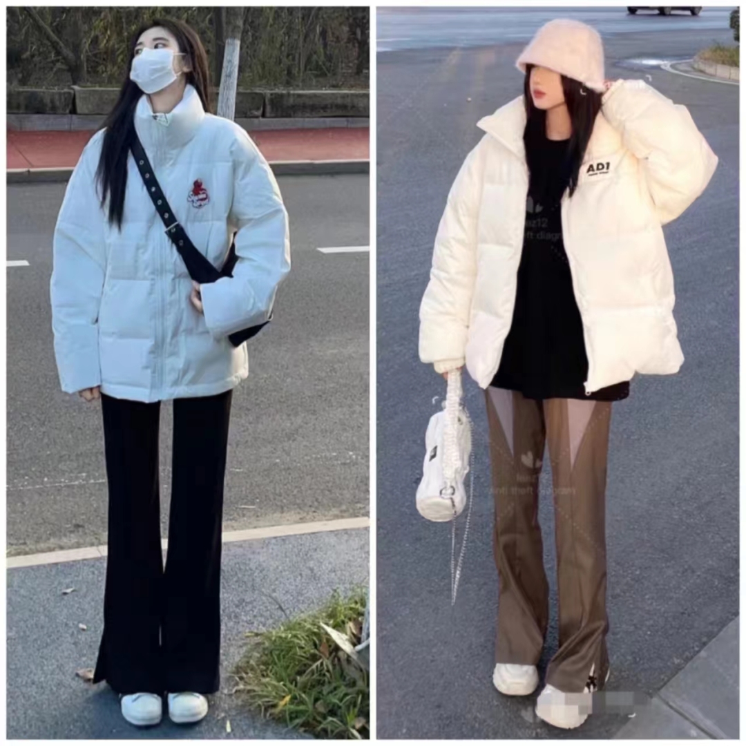羽绒服搭配什么裤子女孩,女羽绒服和裤子配什么鞋子好看