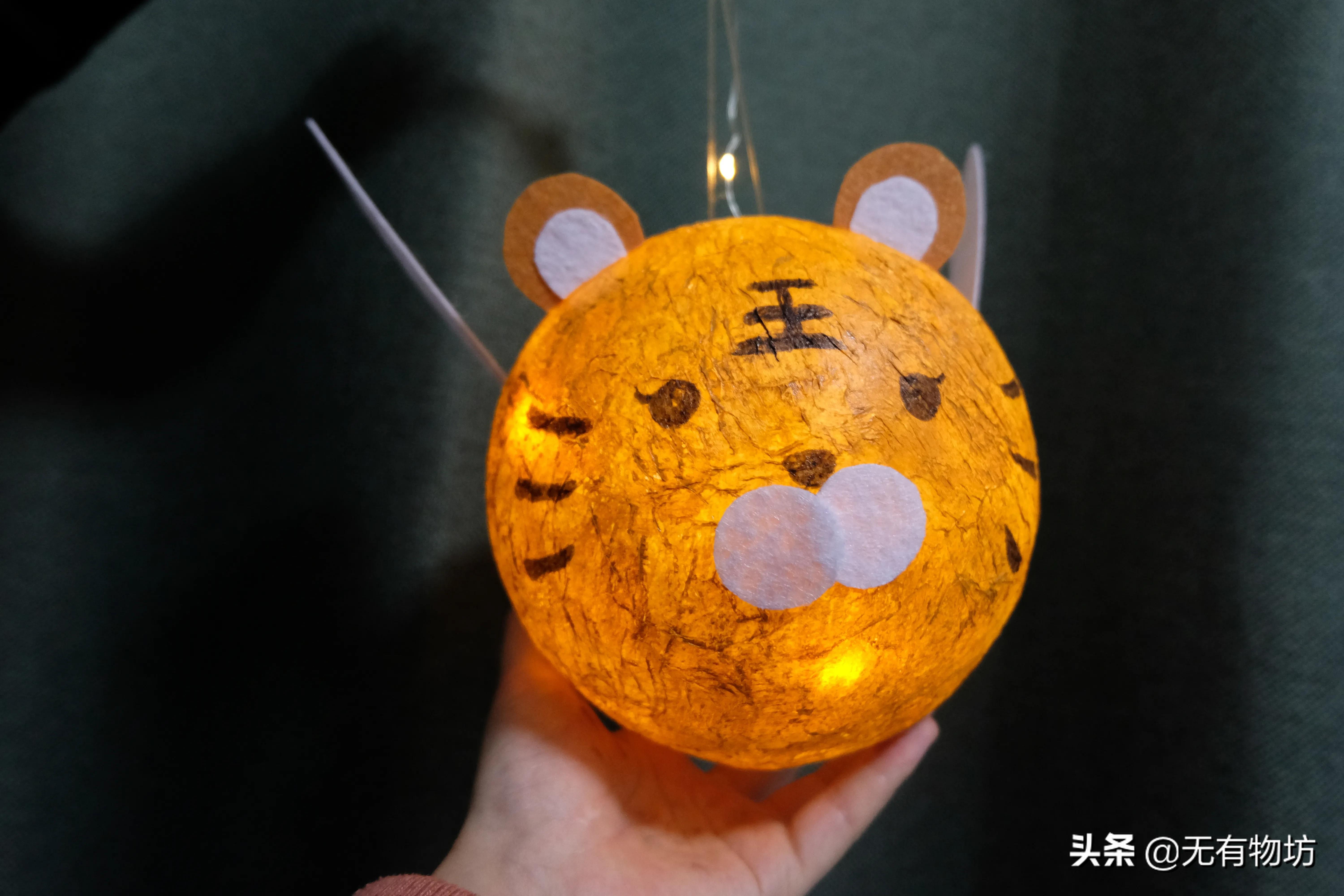 该怎么用纸做虎年灯笼,以虎年为主题的精美灯笼教程