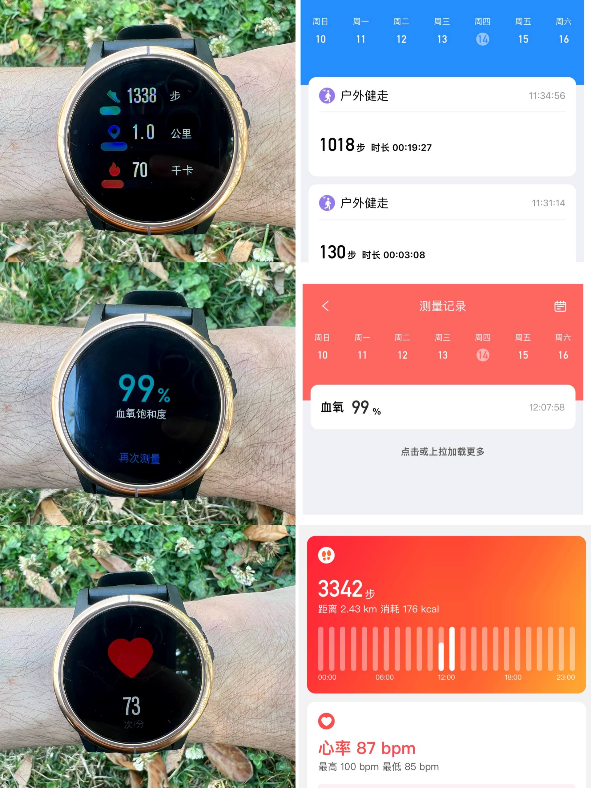 applewatch和其他手表体验对比,户外运动手表监测