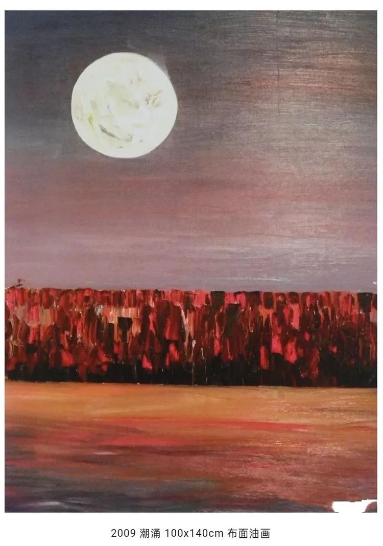 西安美术学院王胜利油画作品欣赏,王嘉陵油画生命之光