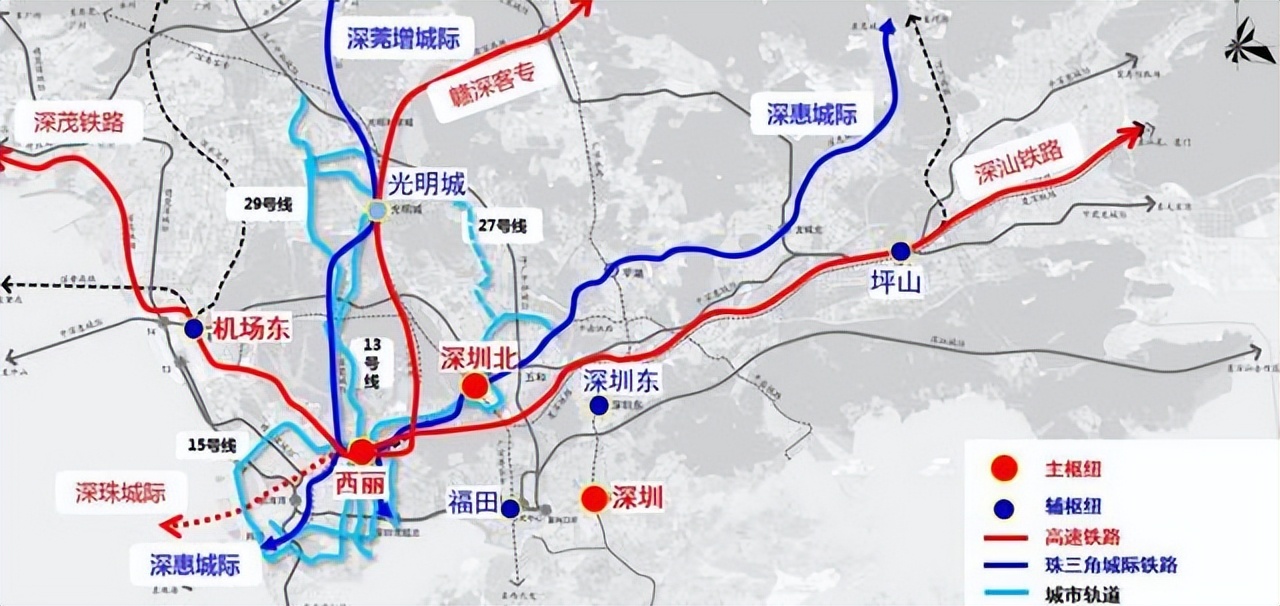 深圳西丽站在哪个位置,深圳五号线西丽站