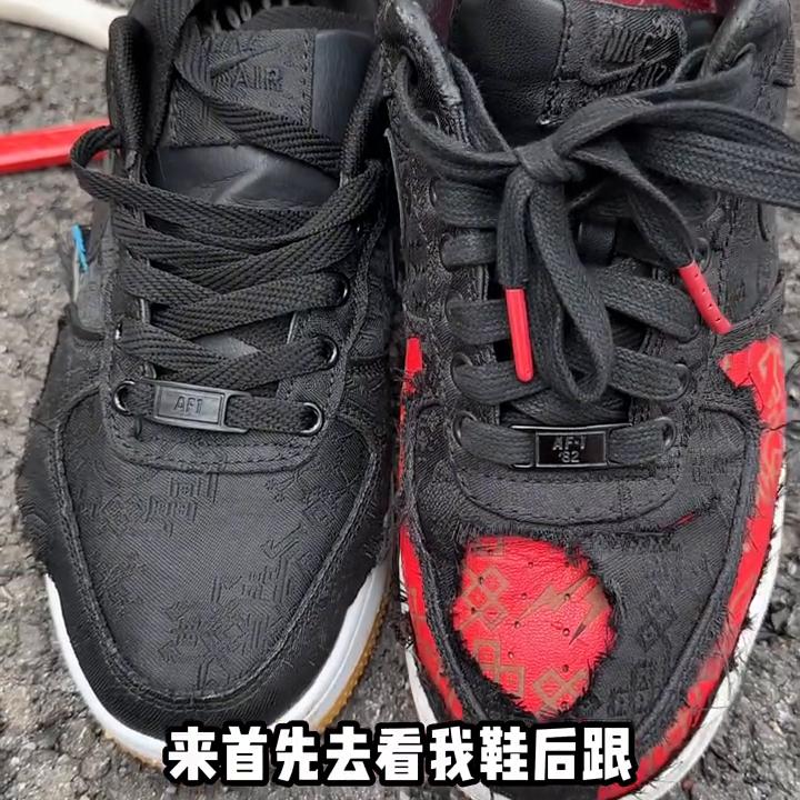 af1黑丝绸深度测评，细节做工到底怎么样#af1黑丝绸...