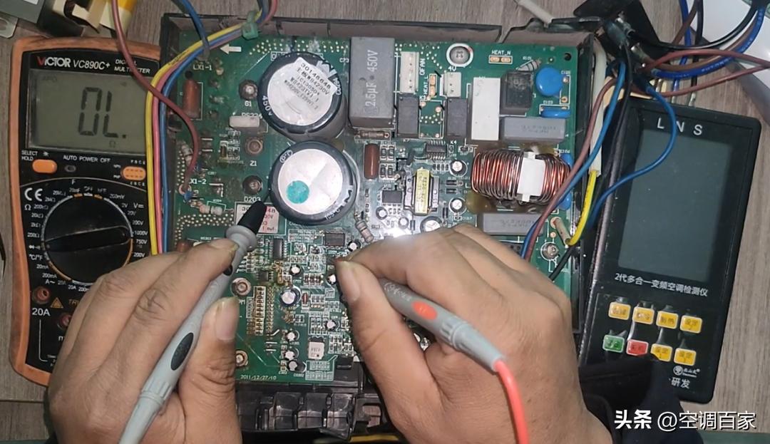 变频空调电路板维修视频技术资料,变频空调ipm电路图详解