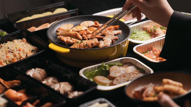 在家点个外卖火锅,在家点一桌外卖原声