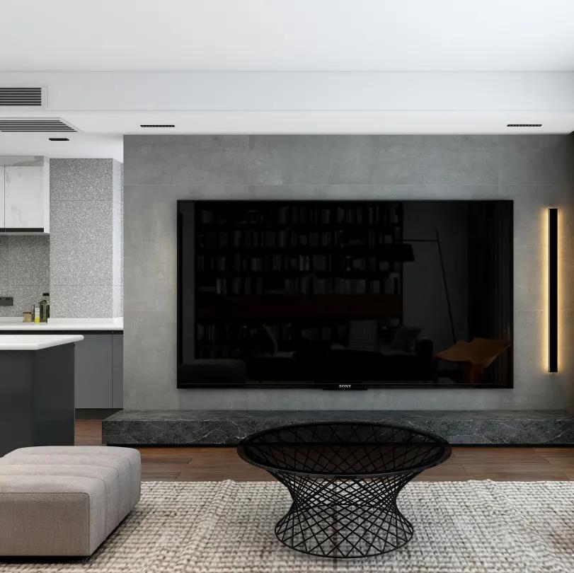 75平米现代风格婚房设计,75平方工业风婚房