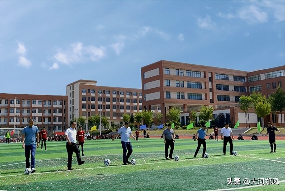 中牟县足球节开幕,小学校园足球文化节活动报道