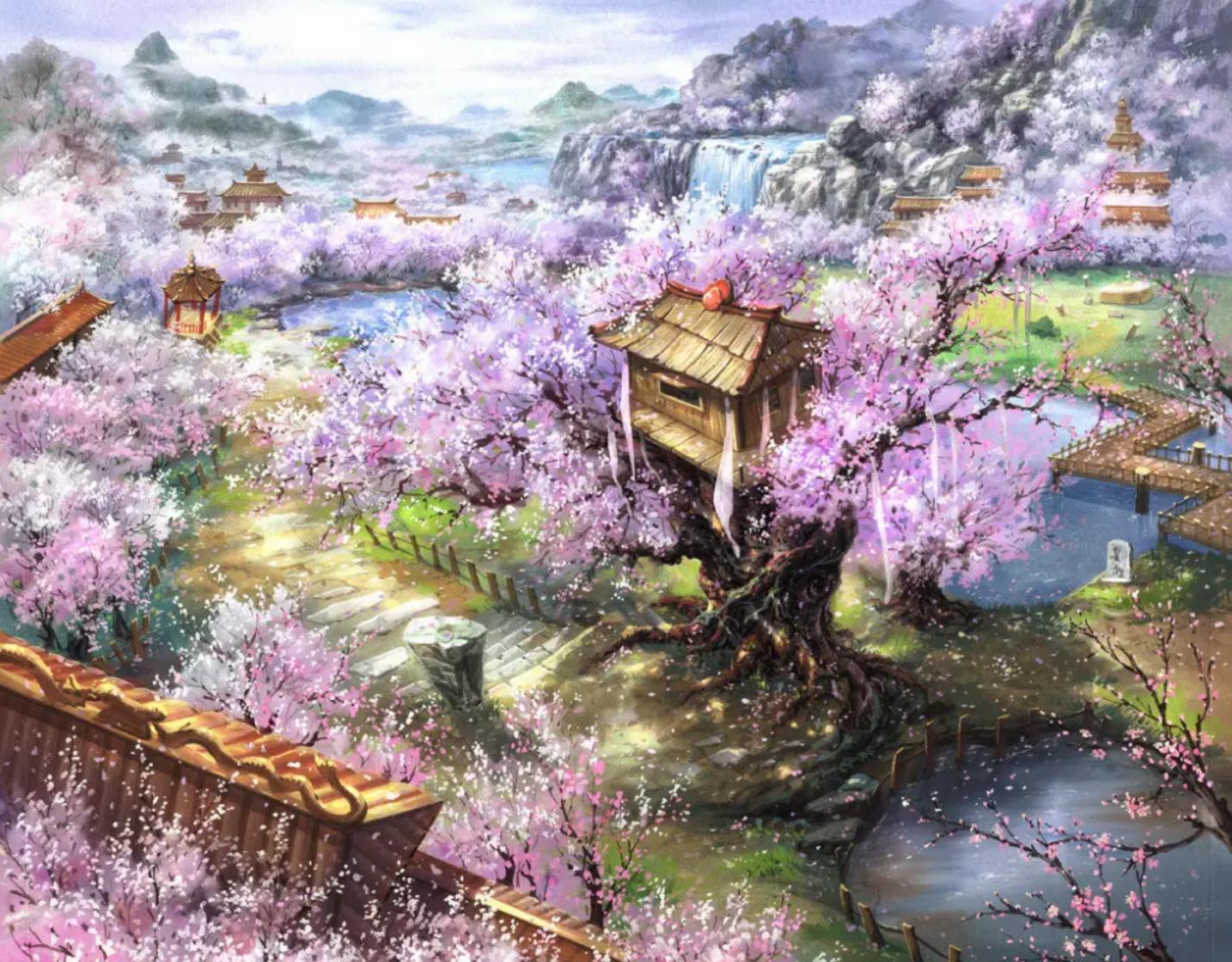 春夜宴诸从弟桃李园序,春夜宴夜游桃李园