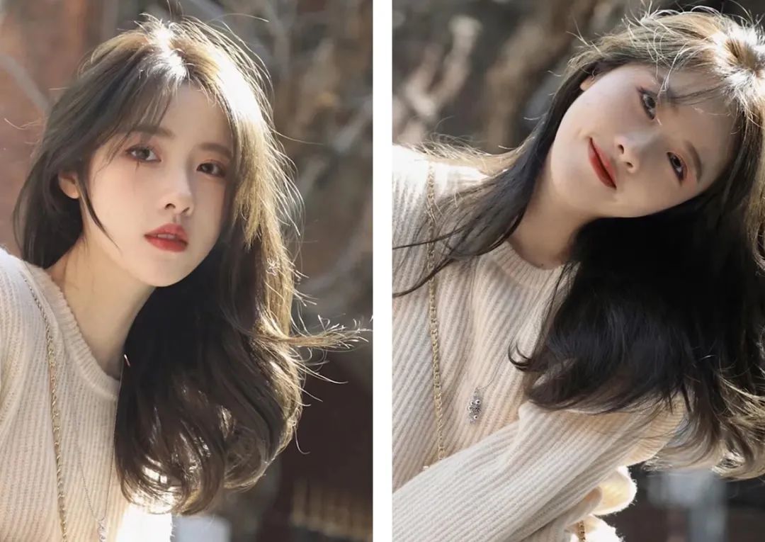 不尝试下刘海你永远不知道多减龄,不容易剪残适合全部脸型的刘海