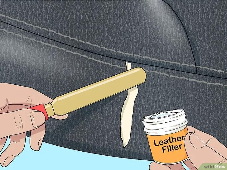 皮革座椅破损怎么修复,修复座椅皮革