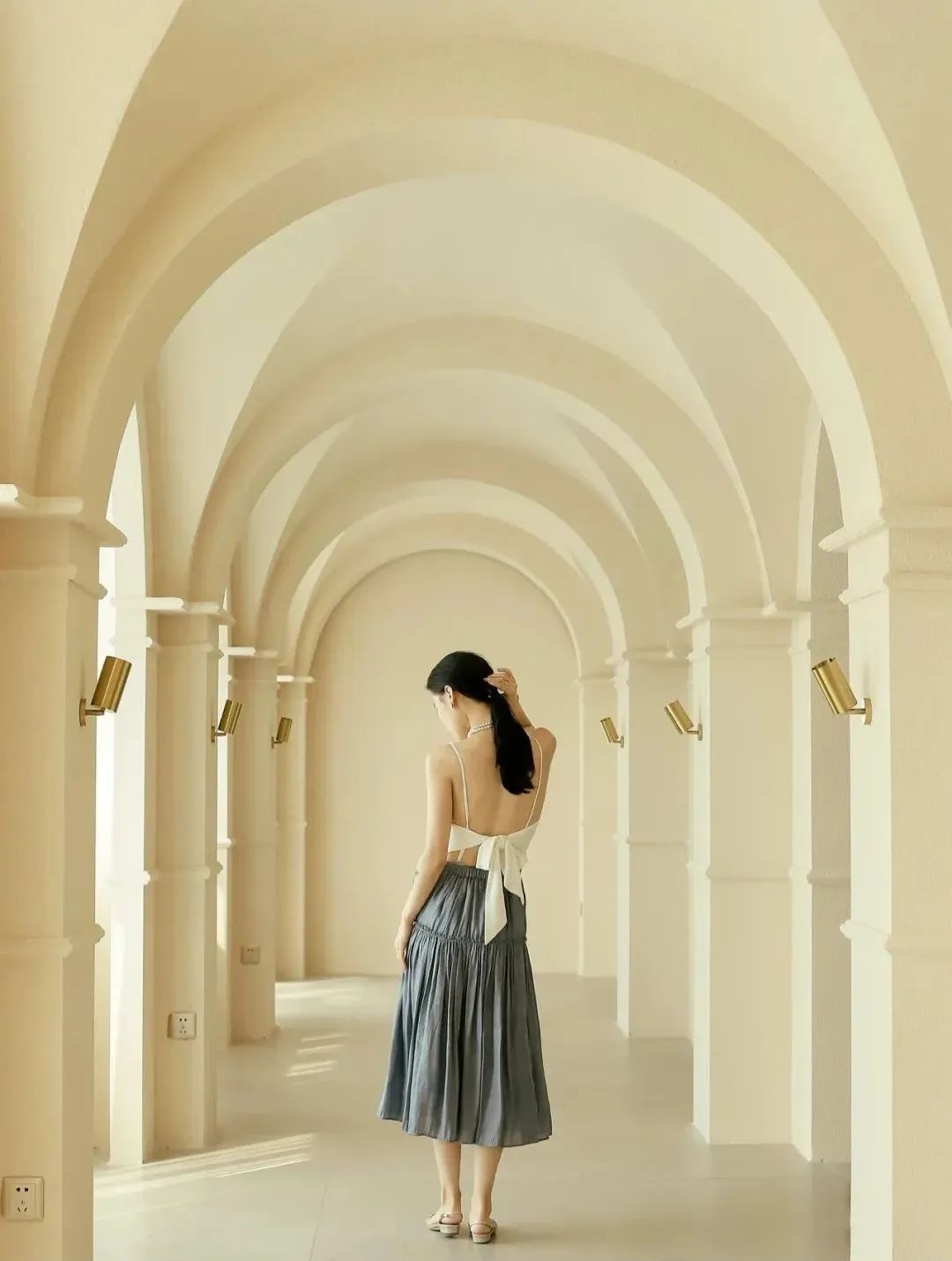 保守又好看的低价泳衣,小众ins泳衣中长款运动