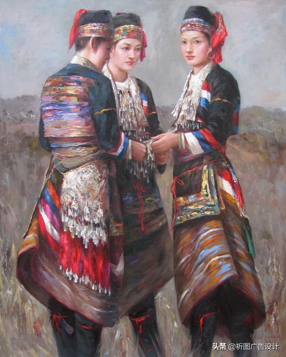 中国艺术人物油画欣赏,中国油画人物大师作品欣赏