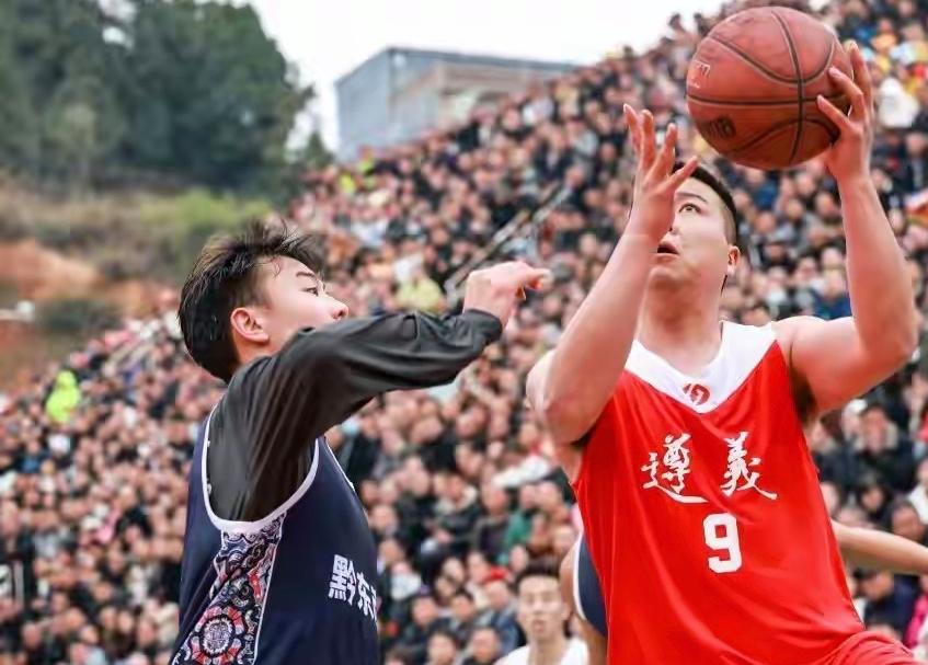 贵州最大的一次乡村篮球比赛,记者采访贵州乡村篮球赛