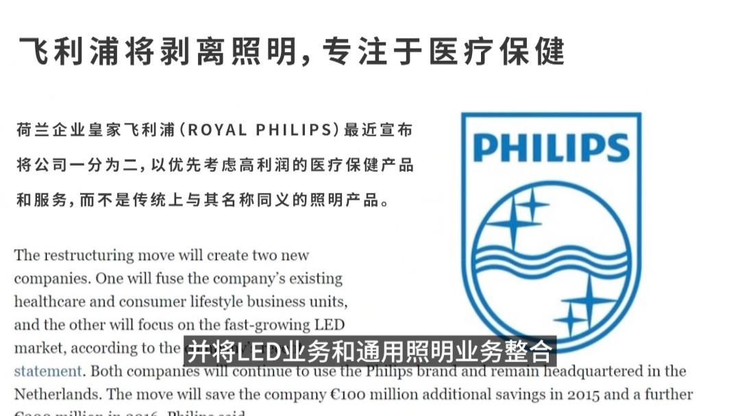 昔日霸主飞利浦,皇家飞利浦有多少年了