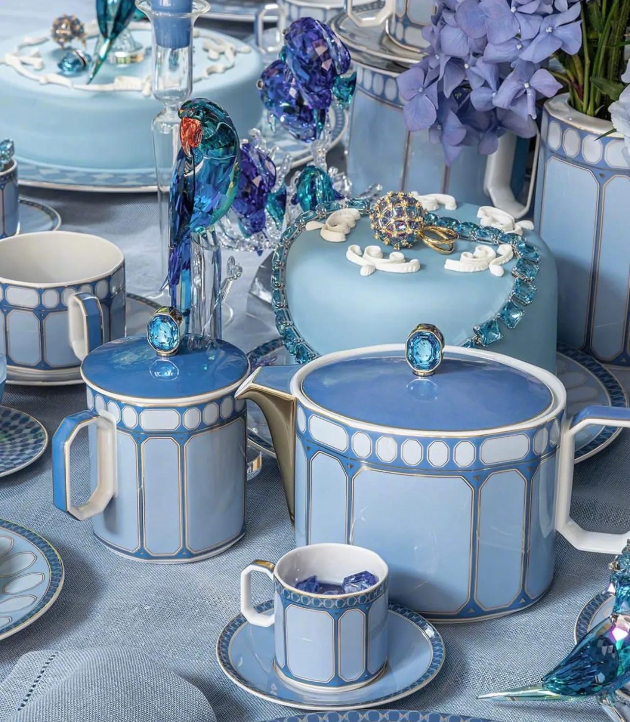 施华洛世奇装饰碗,施华洛世奇图案碗