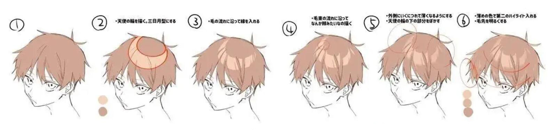 素描头发怎么画出体积感,头发局部特别容易上色