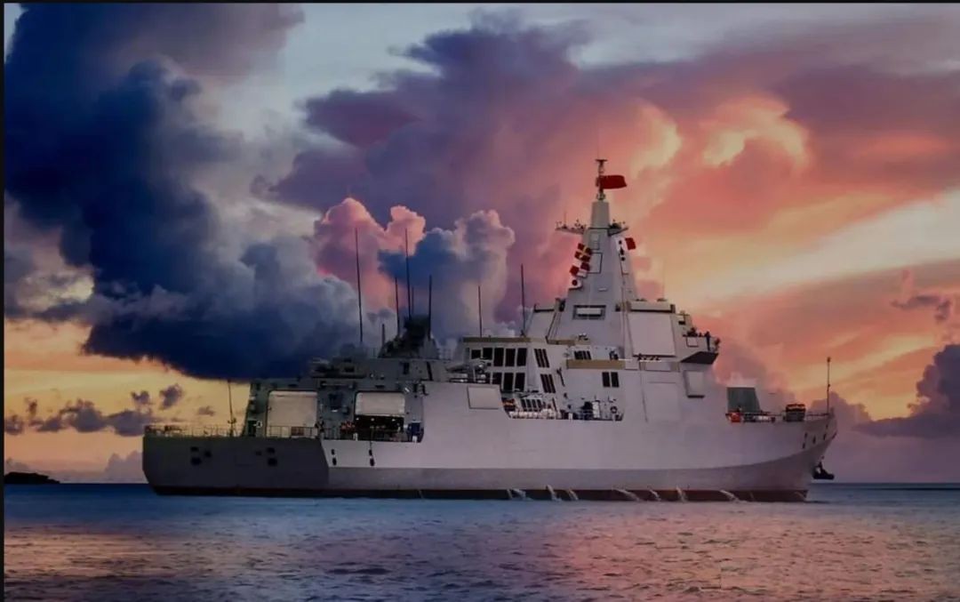 055万吨巡洋舰，15万匹马力澎湃动力，中国海军，终于扬眉吐气