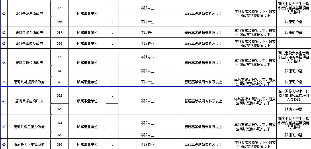 唐河县招聘事业单位人员,唐河县事业单位公开招聘实施方案