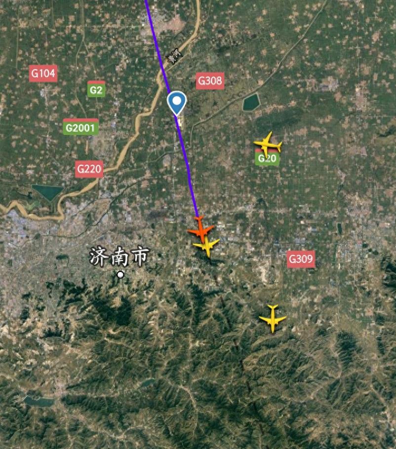 在9月15日10点07分，北京飞机飞往台北航班到达浙江台州上空，