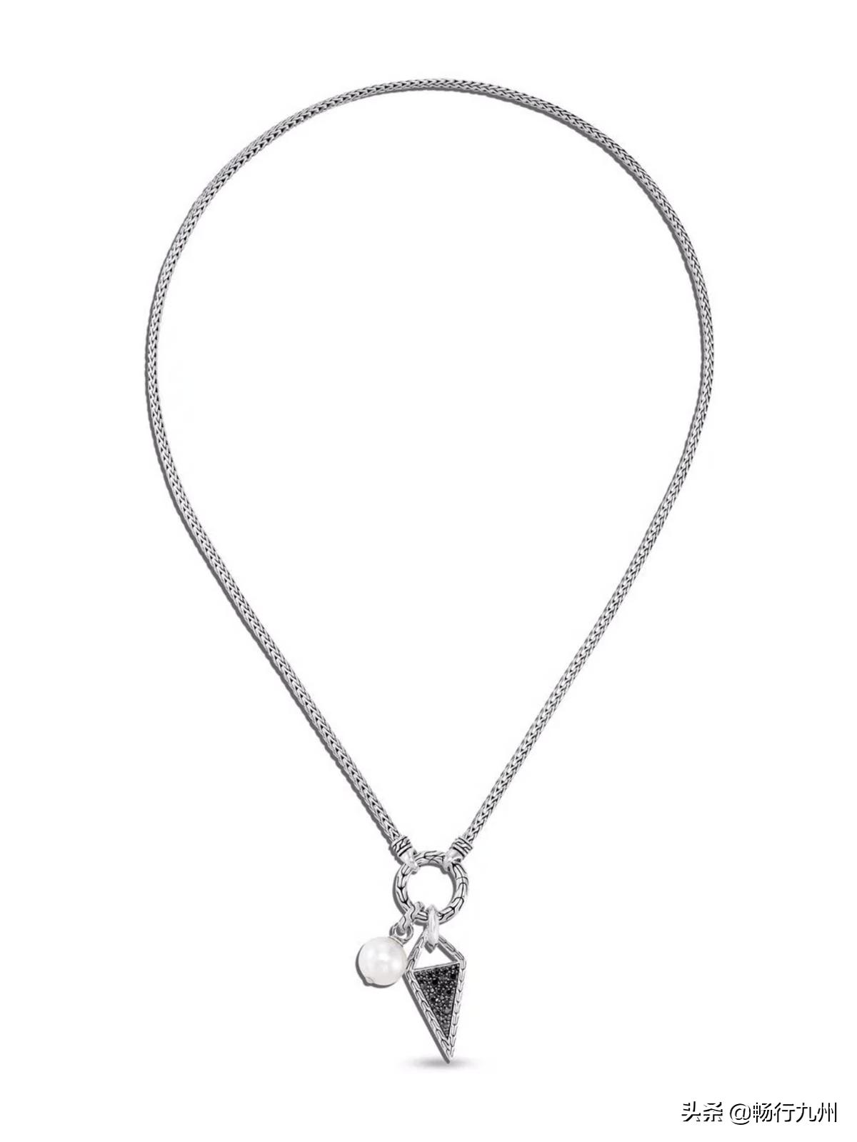 男士高档金属颈链,颈链男款高级感