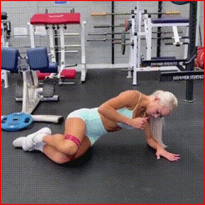 臀大肌训练健美,臀部变翘训练健美