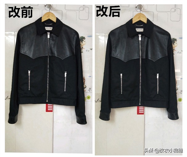 夹克袖口太长不拆线不剪怎么改短,带内衬夹克袖口长了怎么改短