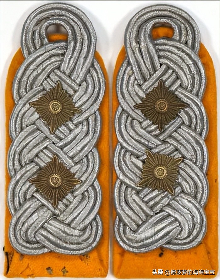 二战德国将军军衔图案,二战德国突击队队长军衔