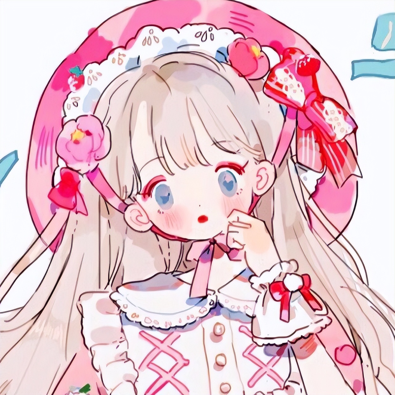 闺蜜头像加情侣头像同时用,一半闺蜜头像一半情侣头像