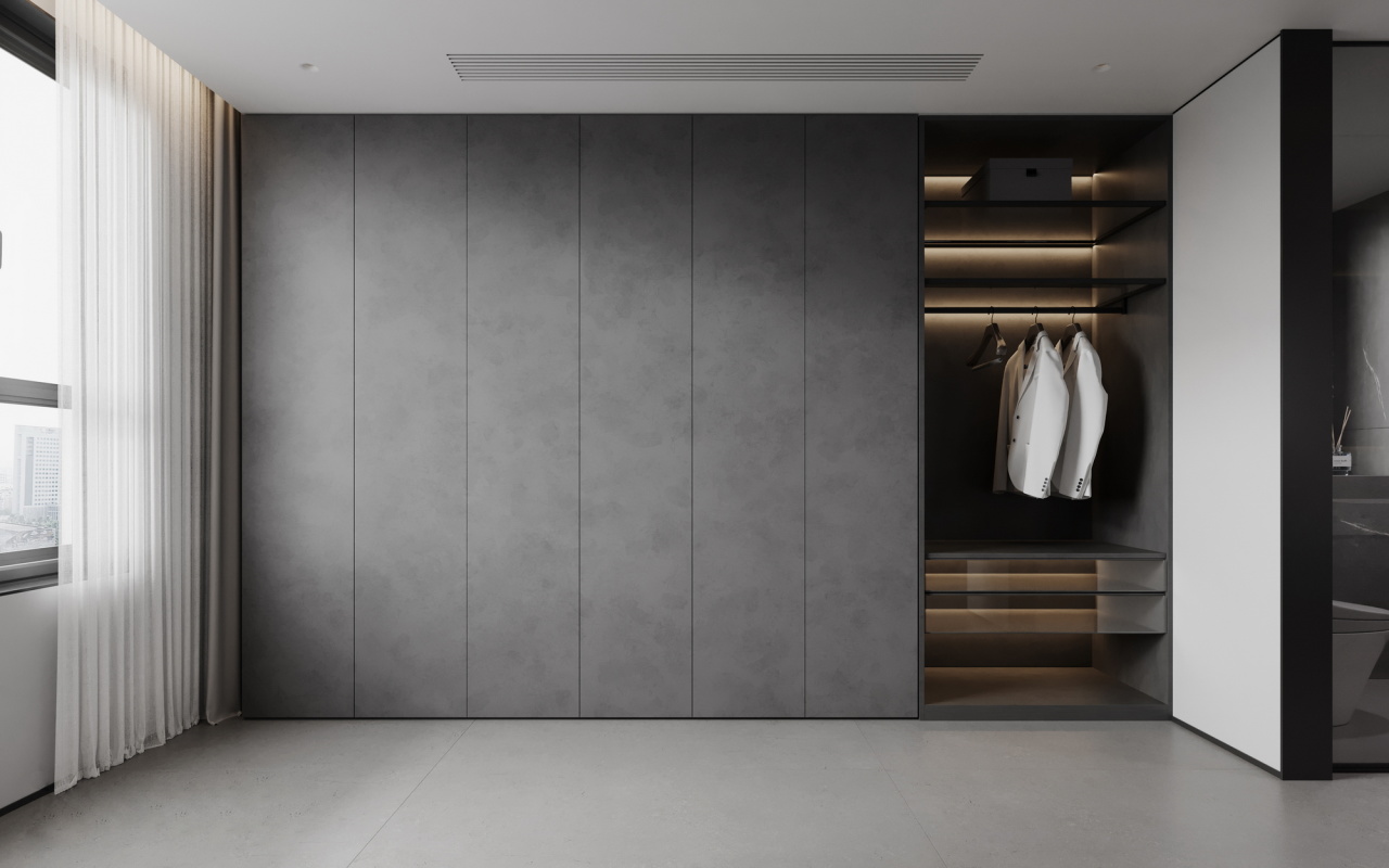 挖呀挖到宝！卧室书桌柜、背景墙一体，还白赚10㎡收纳空间